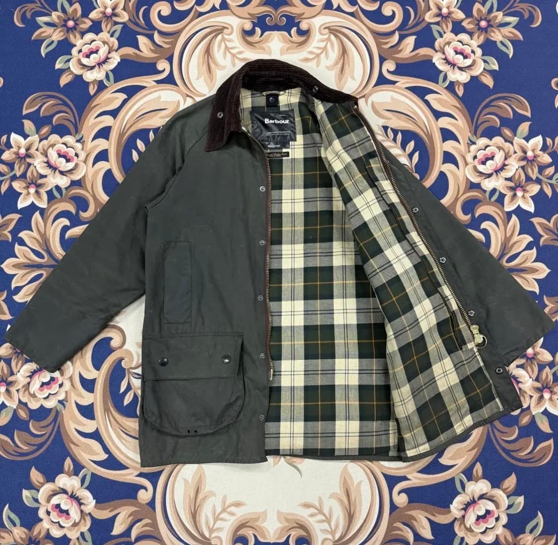 (M)바버 Barbour 뷰포트 왁스자켓(올리브) 상품이미지3