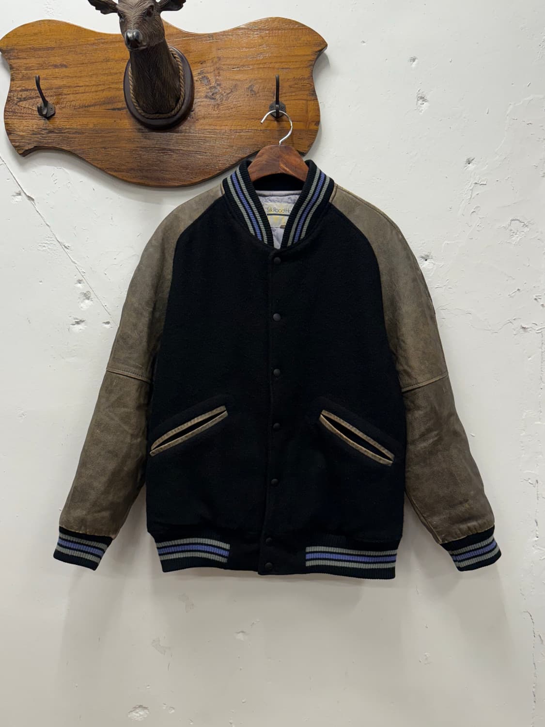 M) JAPAN Silk Road Homme  Leather Arm Va 상품이미지3