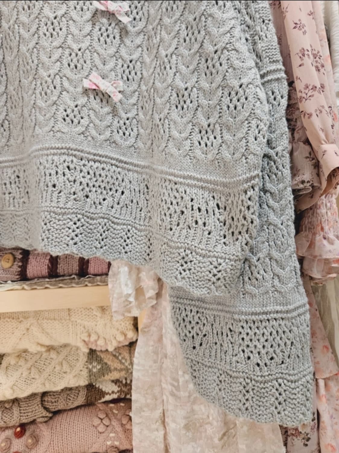 빈티지앤 러블리 반목폴라 니트 상품이미지8