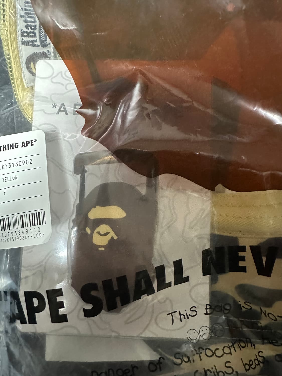 새상품) 베이프 안티소셜 클럽 메쉬캡 탄 상품이미지6