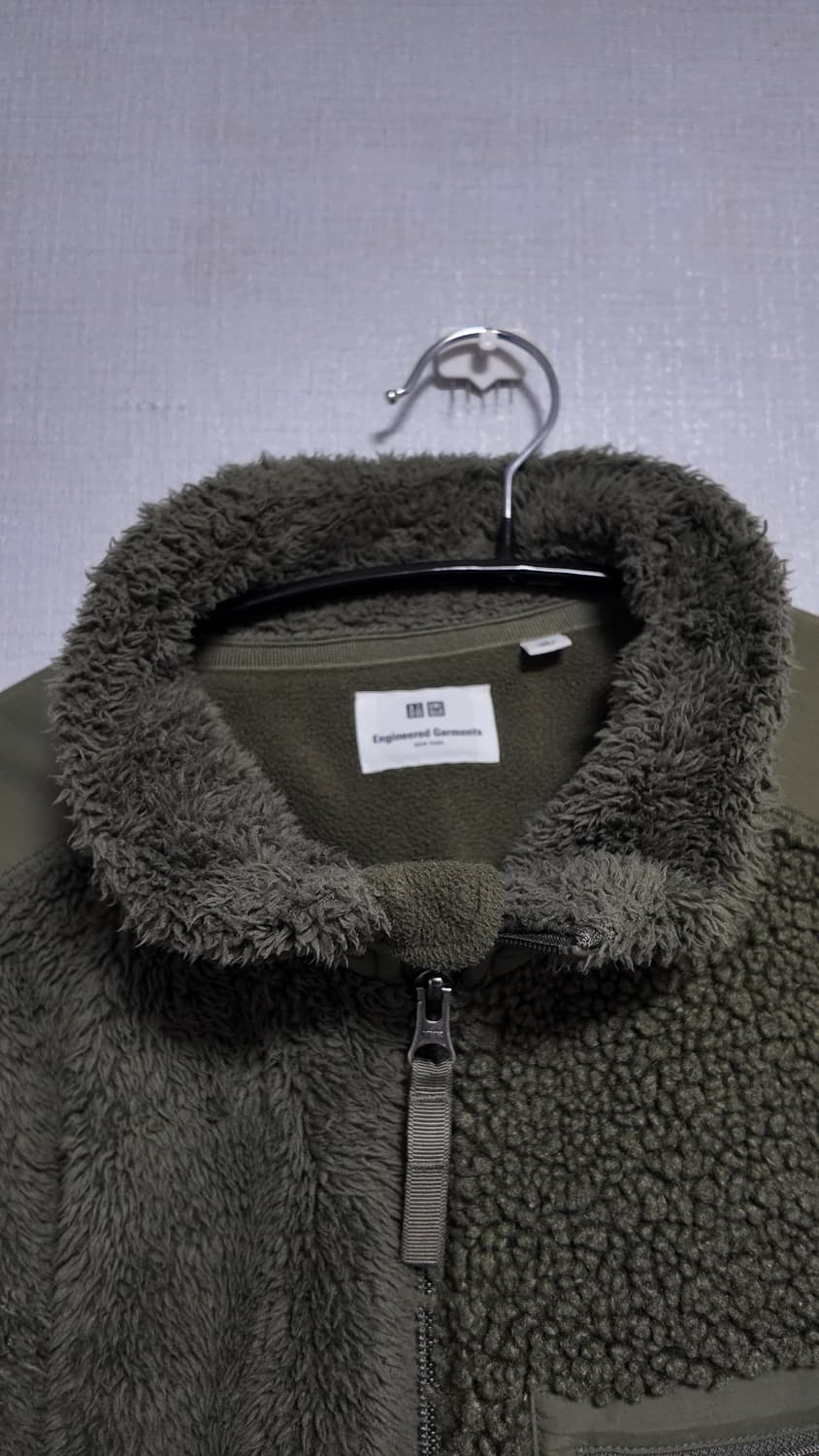 유니클로 엔지니어드가먼츠 후리스, 카키, M  상품이미지3