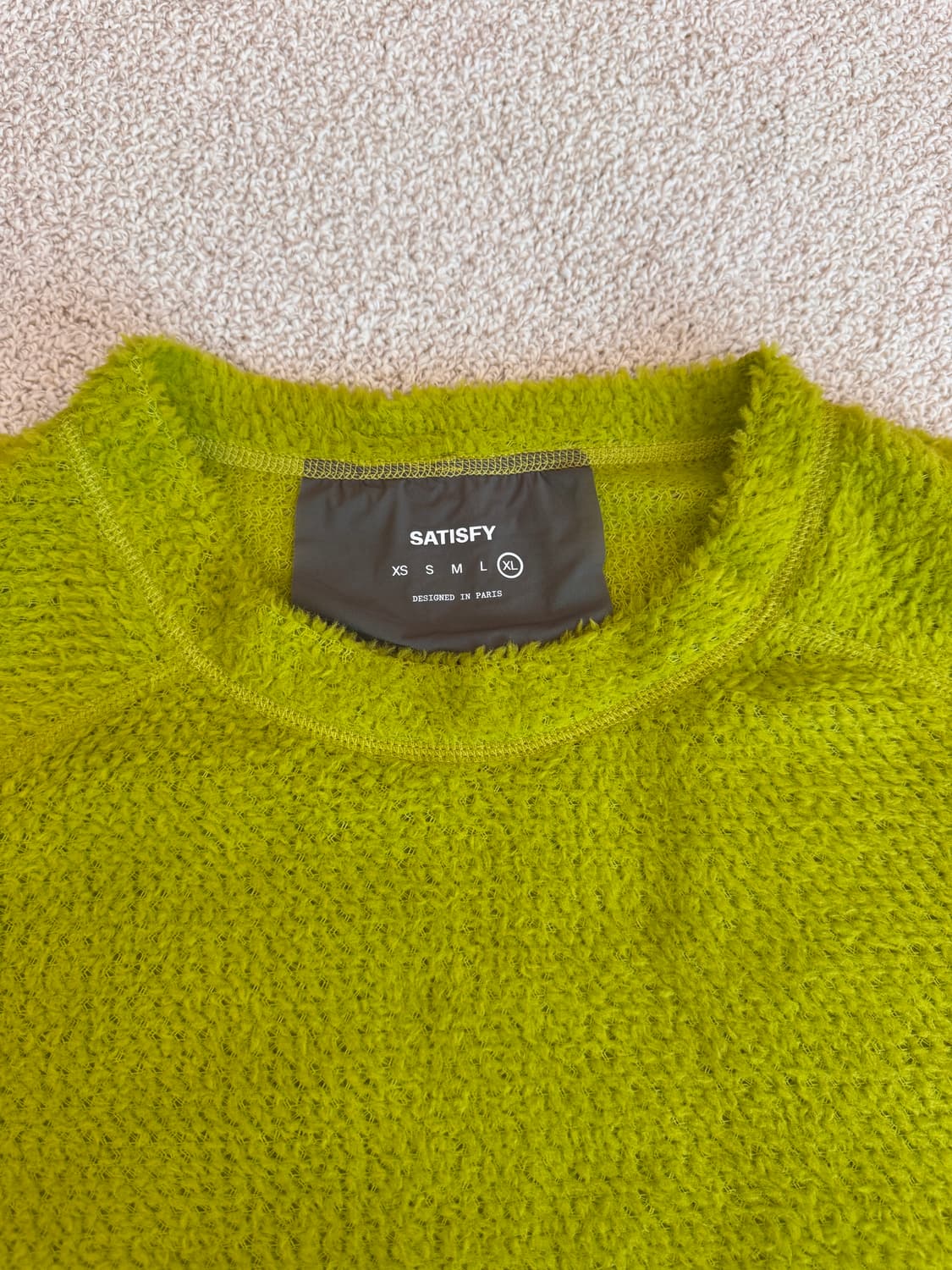 Satisfy 퍼즈 플리스 롱 티셔츠 그린 XL 상품이미지5