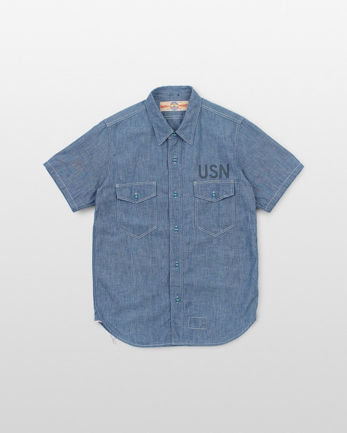 THE REAL McCOY’S USN Chambray Utility Sh 상품이미지1