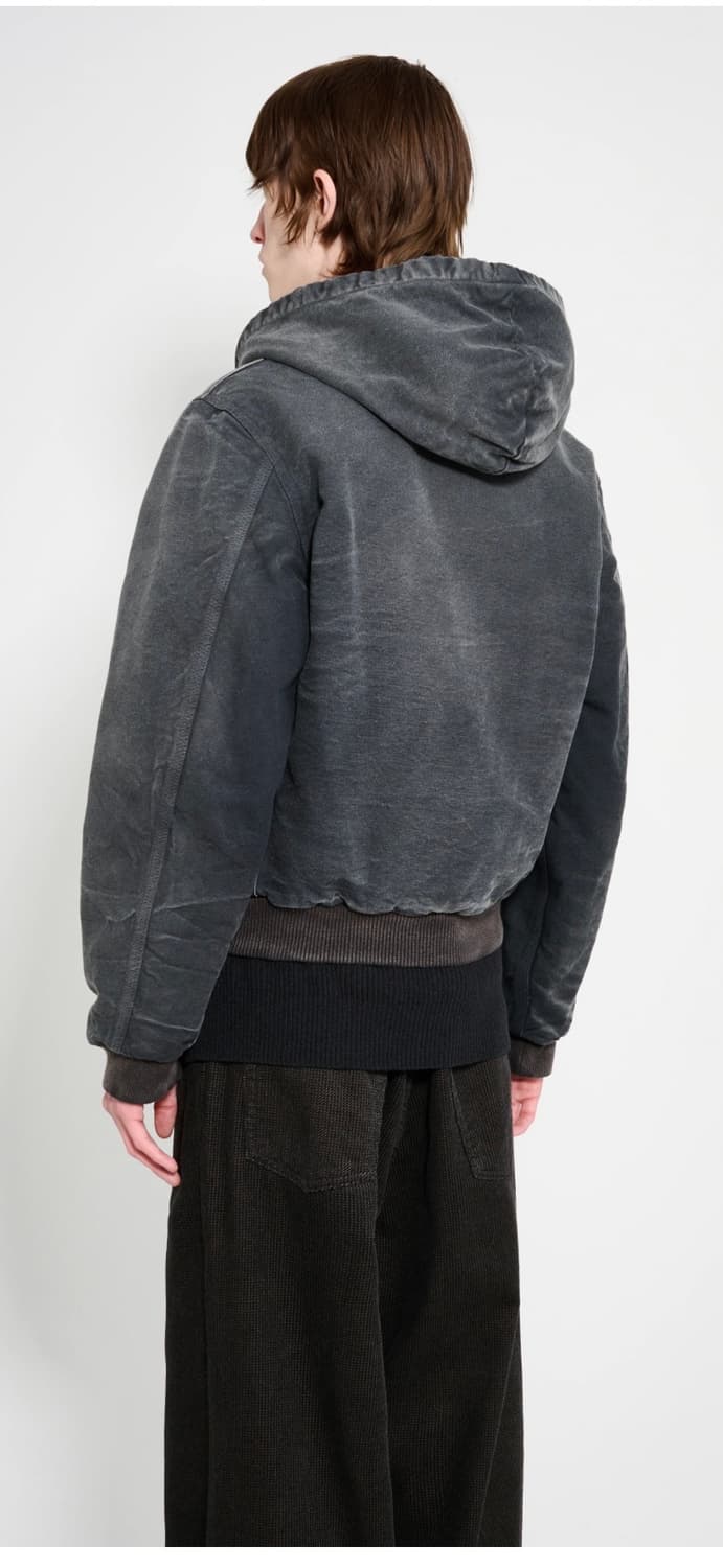 (새상품) 25FW 오라리 프로덕트 다이드 오가닉 코튼 덕 후드 집업 상품이미지3