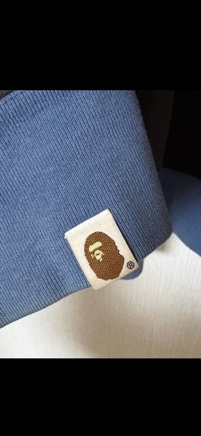 베이프 후드집업 컬러 카모 릴렉스드 핏 풀 집 후드 네이비 m 상품이미지3