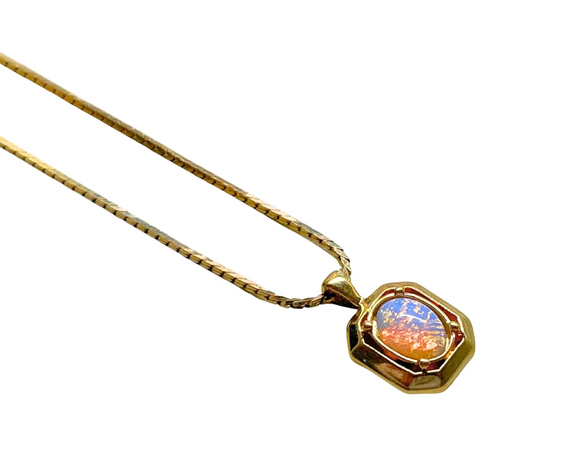 [RARE] AVON 에이본 빈티지 오팔 목걸이 상품이미지1