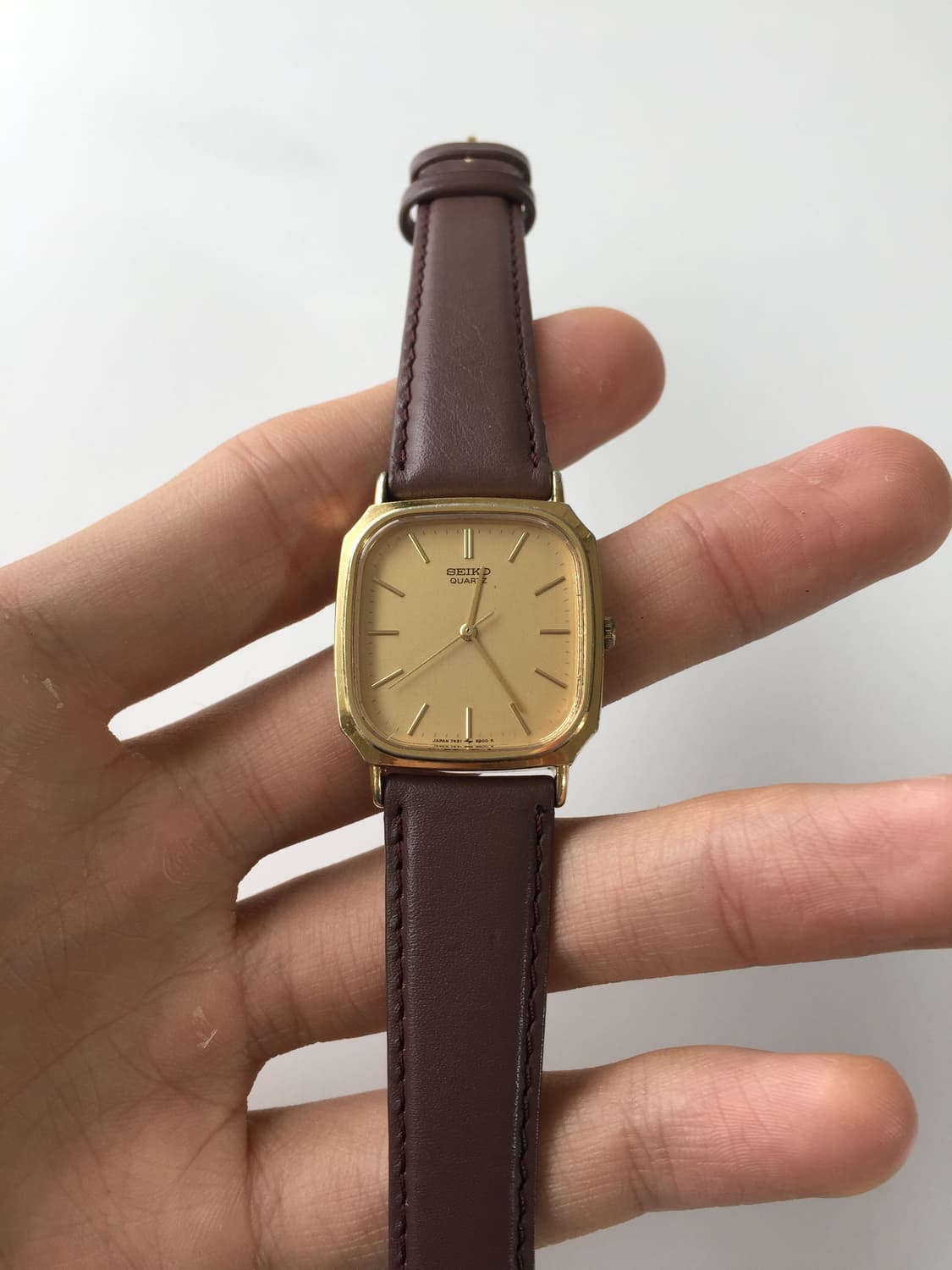 80s seiko chariot square gold quartz 상품이미지7