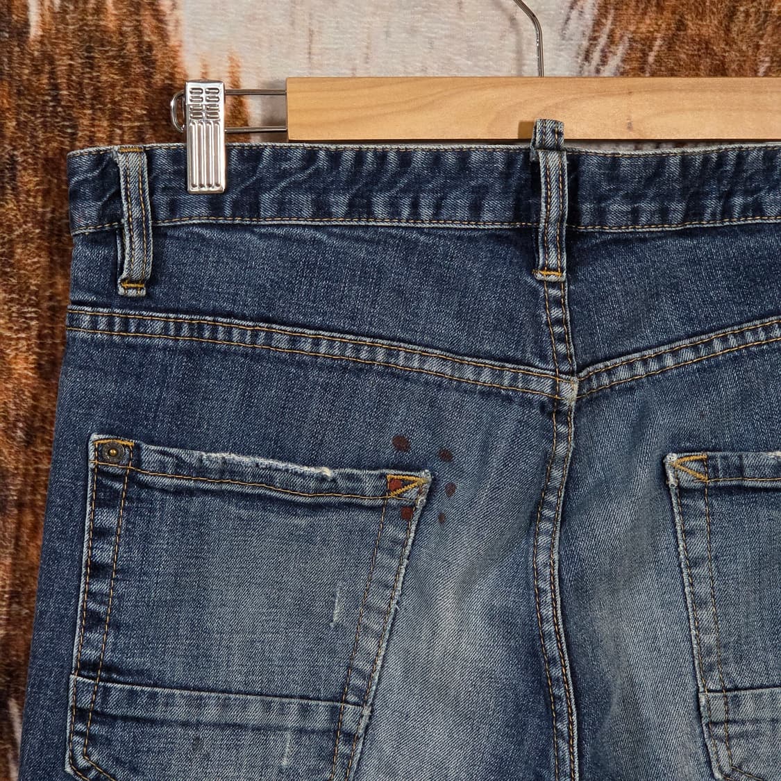 디스퀘어드2 페인팅 중청 데님팬츠 상품이미지5