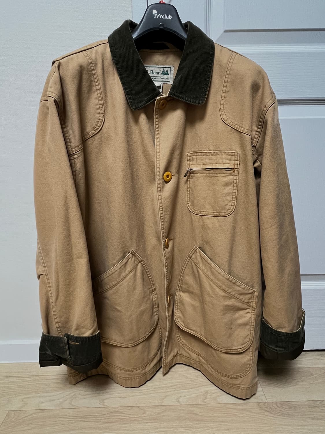 빈티지 엘엘빈 field coat 헌팅자켓 초어자켓 L 베이지 상품이미지2