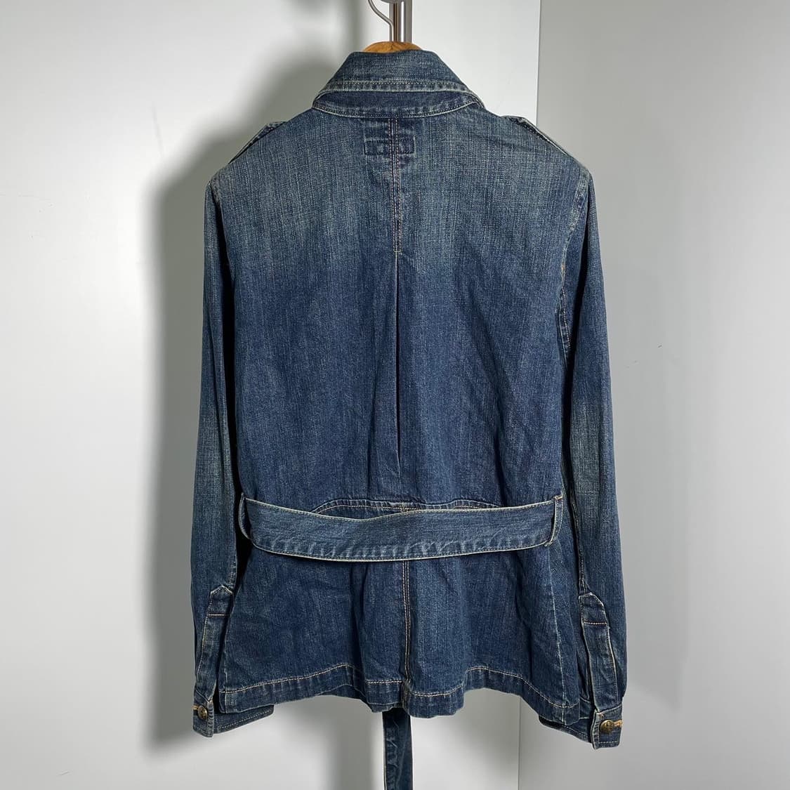 (새상품)랄프로렌 금장 로고 버튼 로브 셔츠 자켓 상품이미지2