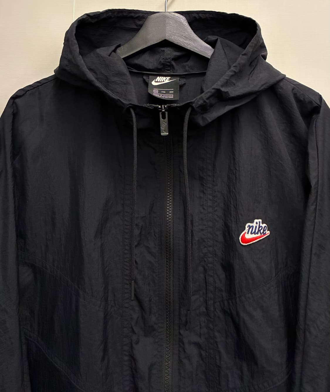 (XL~2XL)나이키 헤리티지 윈드러너 레글런 바람막이자켓 블랙 상품이미지4