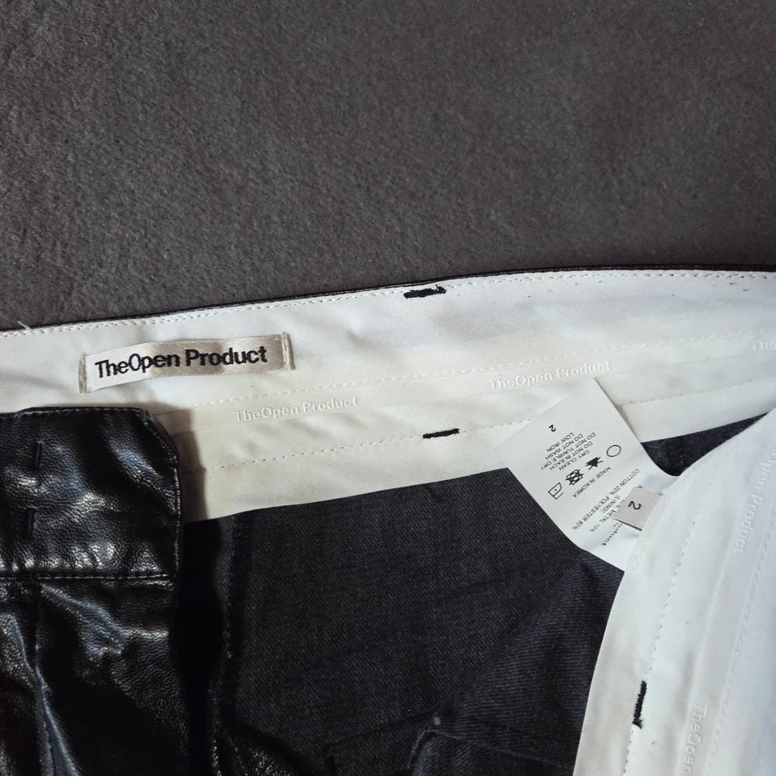 더오픈프로덕트 오픈와이와이 레더 팬츠 2 상품이미지9
