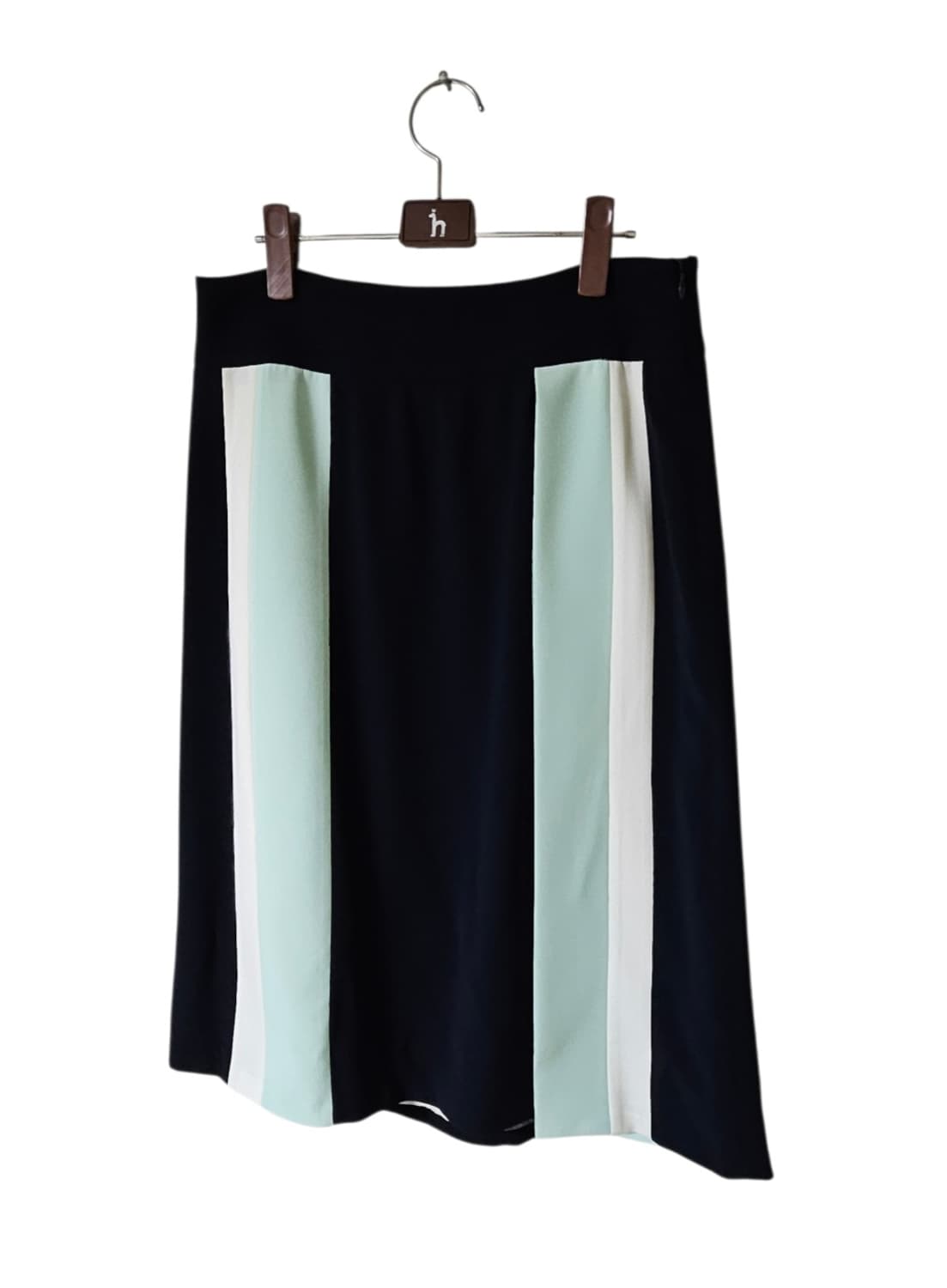 한섬 세컨플로어 컬러 배색 H라인 미디스커트 66 상품이미지8