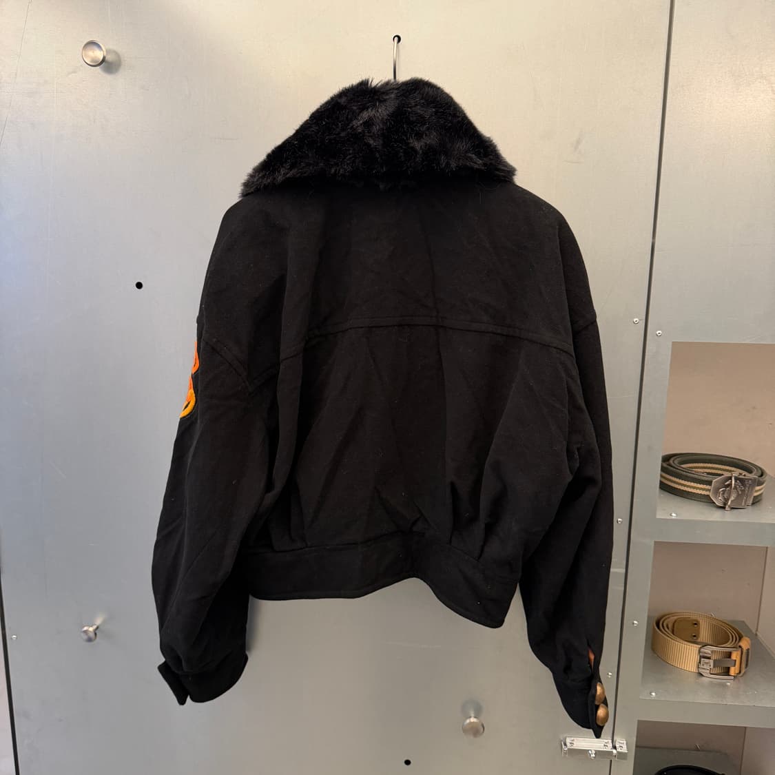 크리스카 캐시미어 퍼 봄버 자켓 상품이미지4