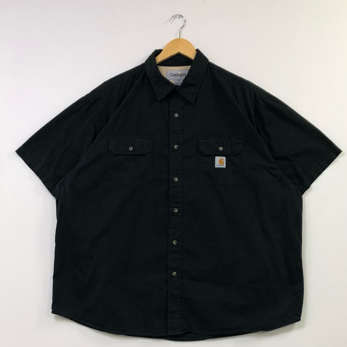 Xxl 칼하트 블랙 워크 셔츠 상품이미지2