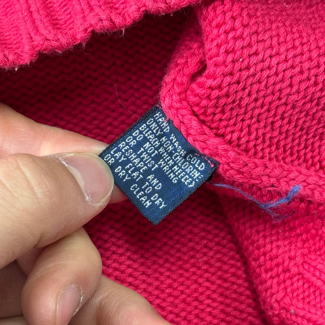 폴로랄프로렌 빈티지 핑크 니트 L 상품이미지5