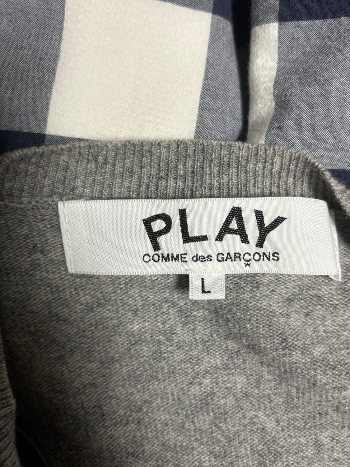 꼼데가르송 가디건 L 상품이미지3