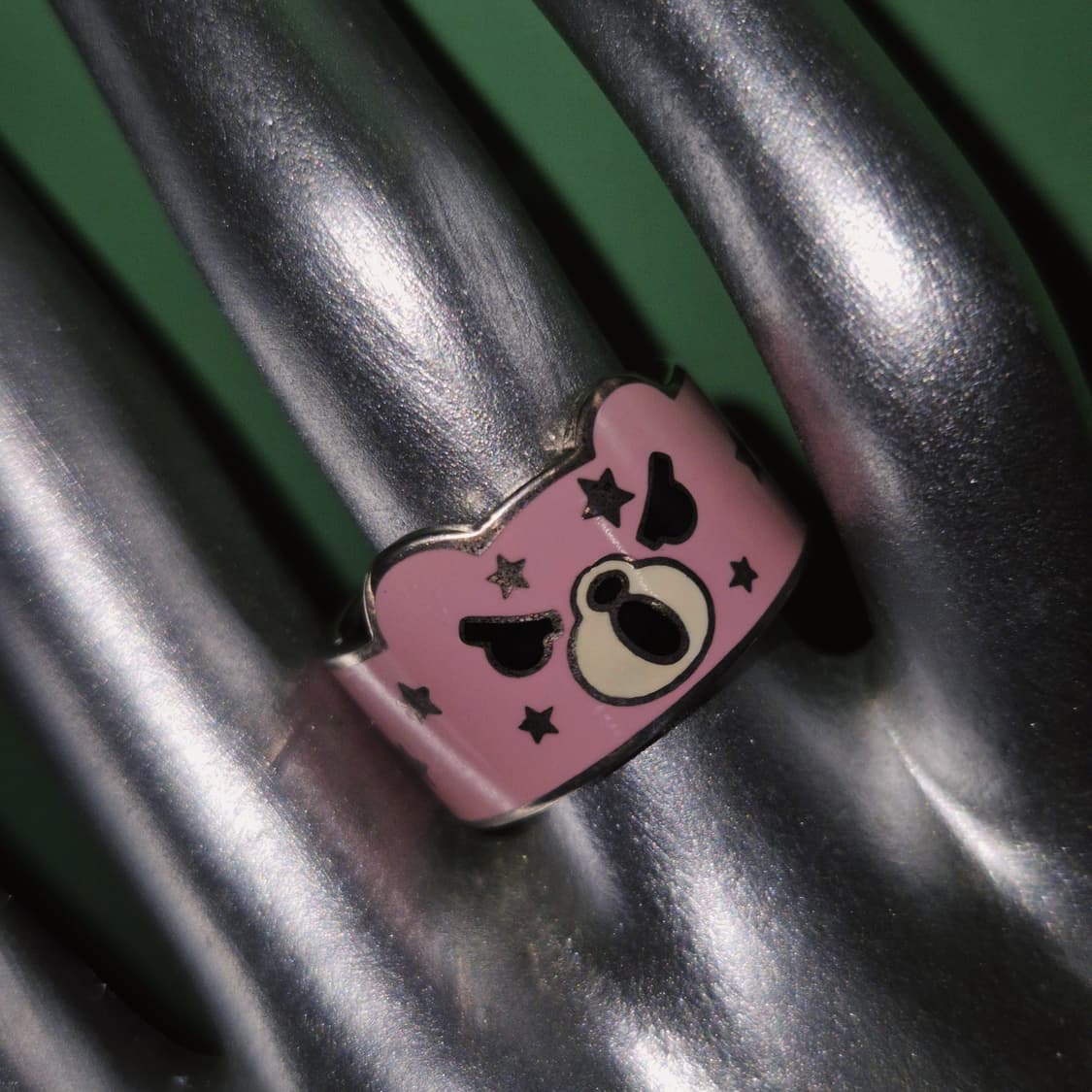 00s 히스테릭글래머 핑크 퍽베어 실버925 링 상품이미지5