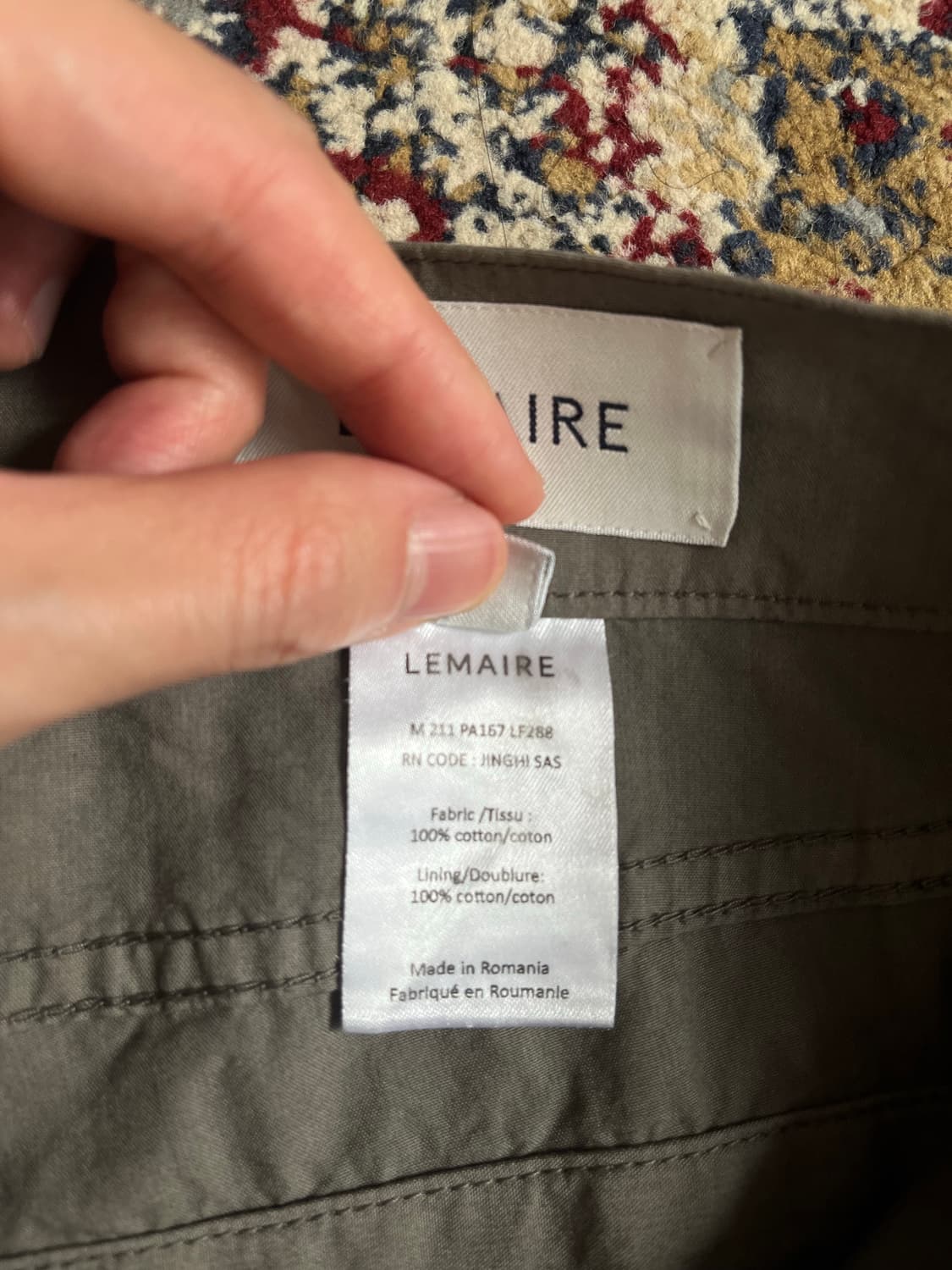 르메르 코튼 트라우저 44 상품이미지4