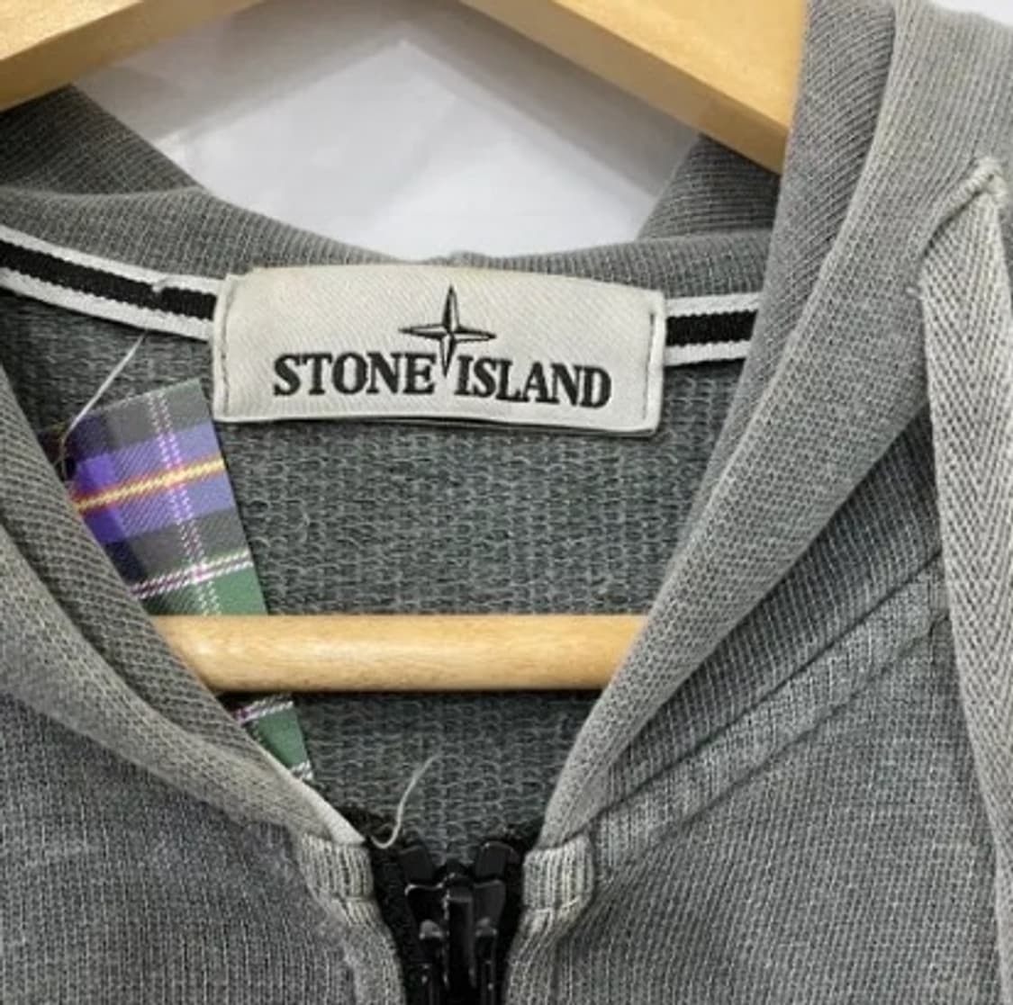 7203. 스톤아일랜드 로고 후드집업 (M)  상품이미지5