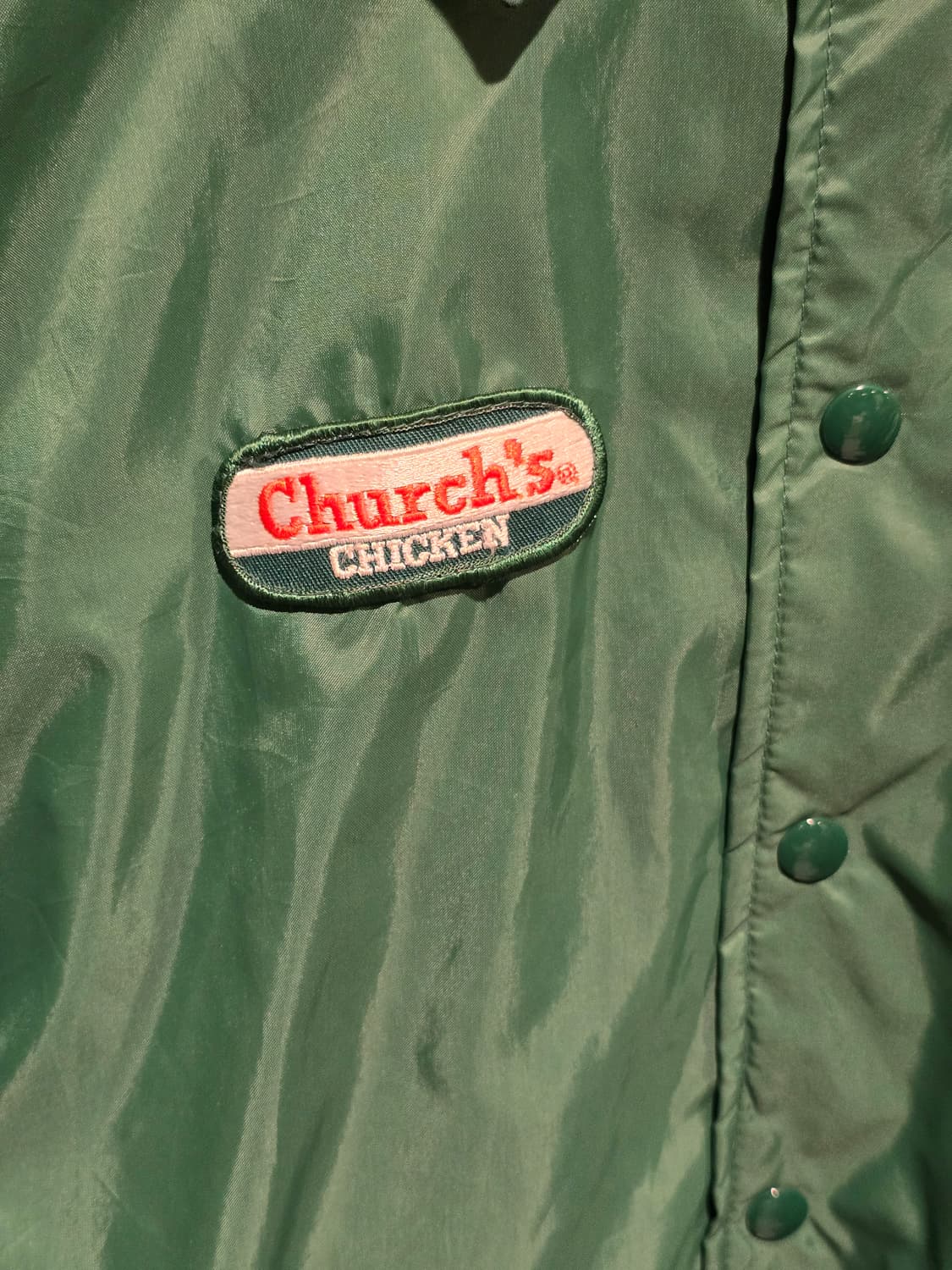 90s ARISTO Church's Chicken Coach Jacket 상품이미지2