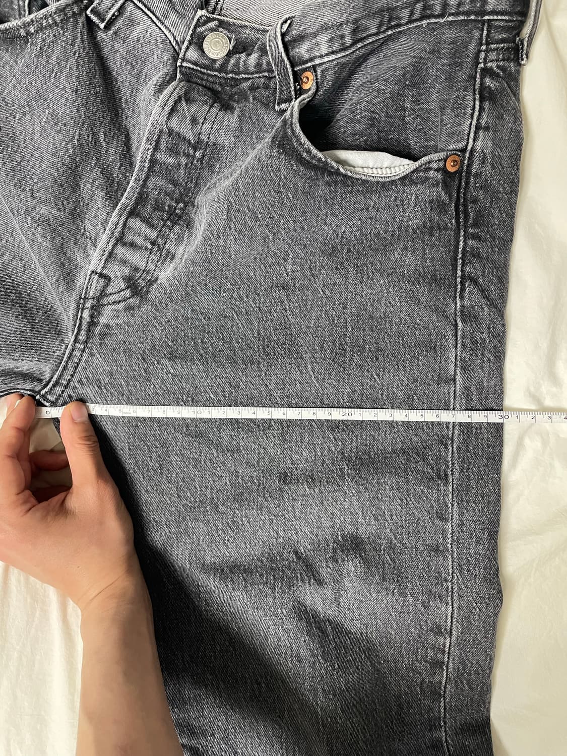 리바이스 501 블랙워싱진 흑청 상품이미지9