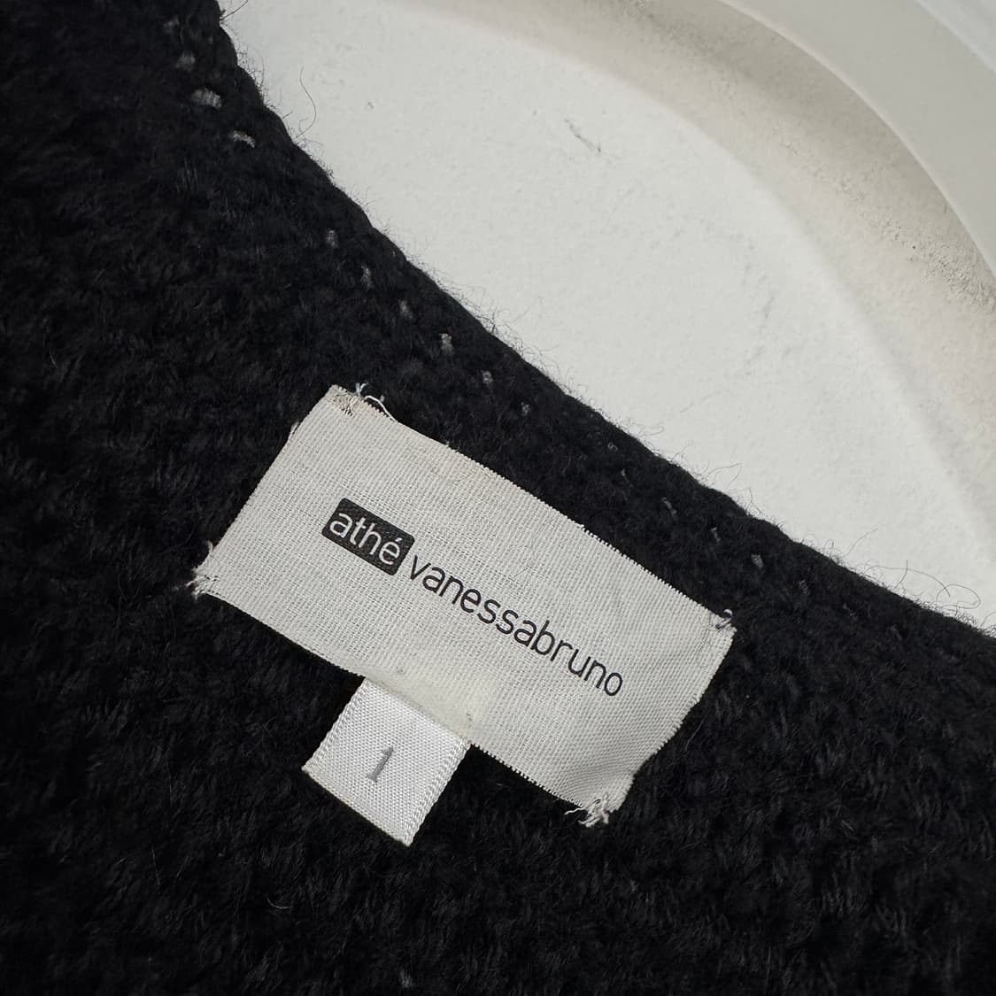 바네사브루노 아떼 울 니트 집업 가디건 상품이미지2