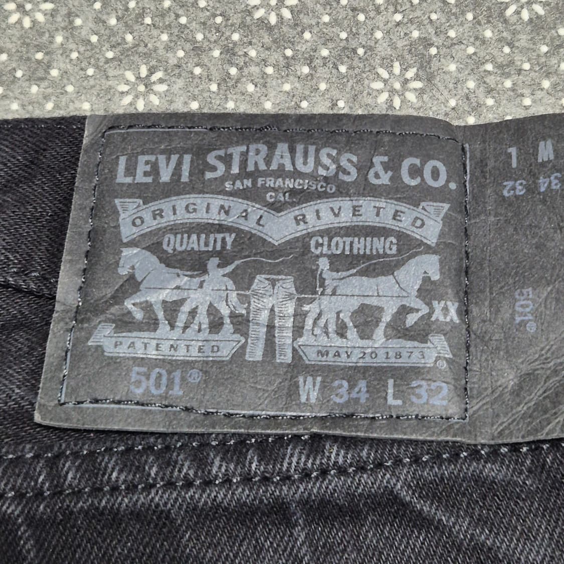 [34]리바이스 501 블랙 -429 상품이미지4