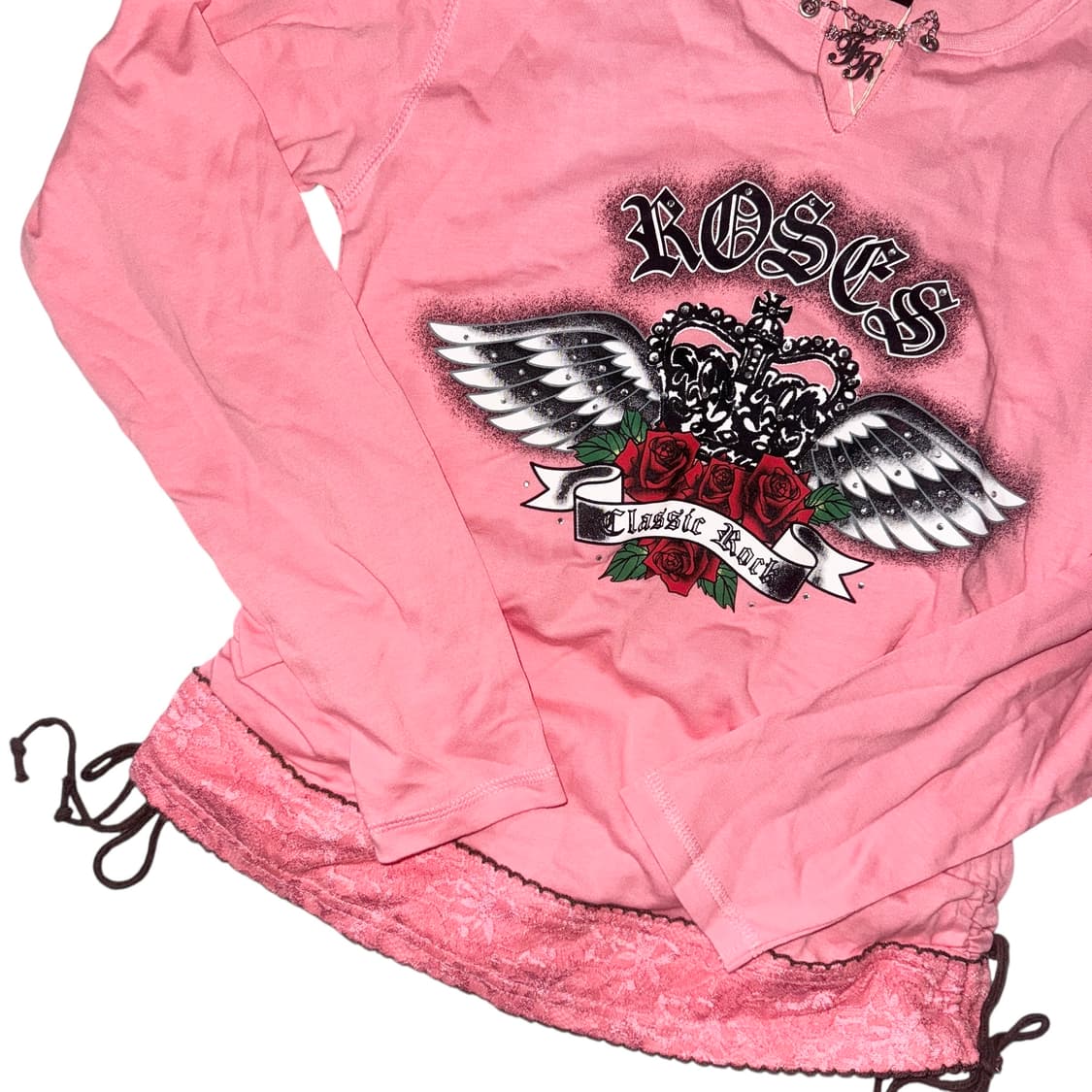 Pink roses T-shirt 상품이미지2