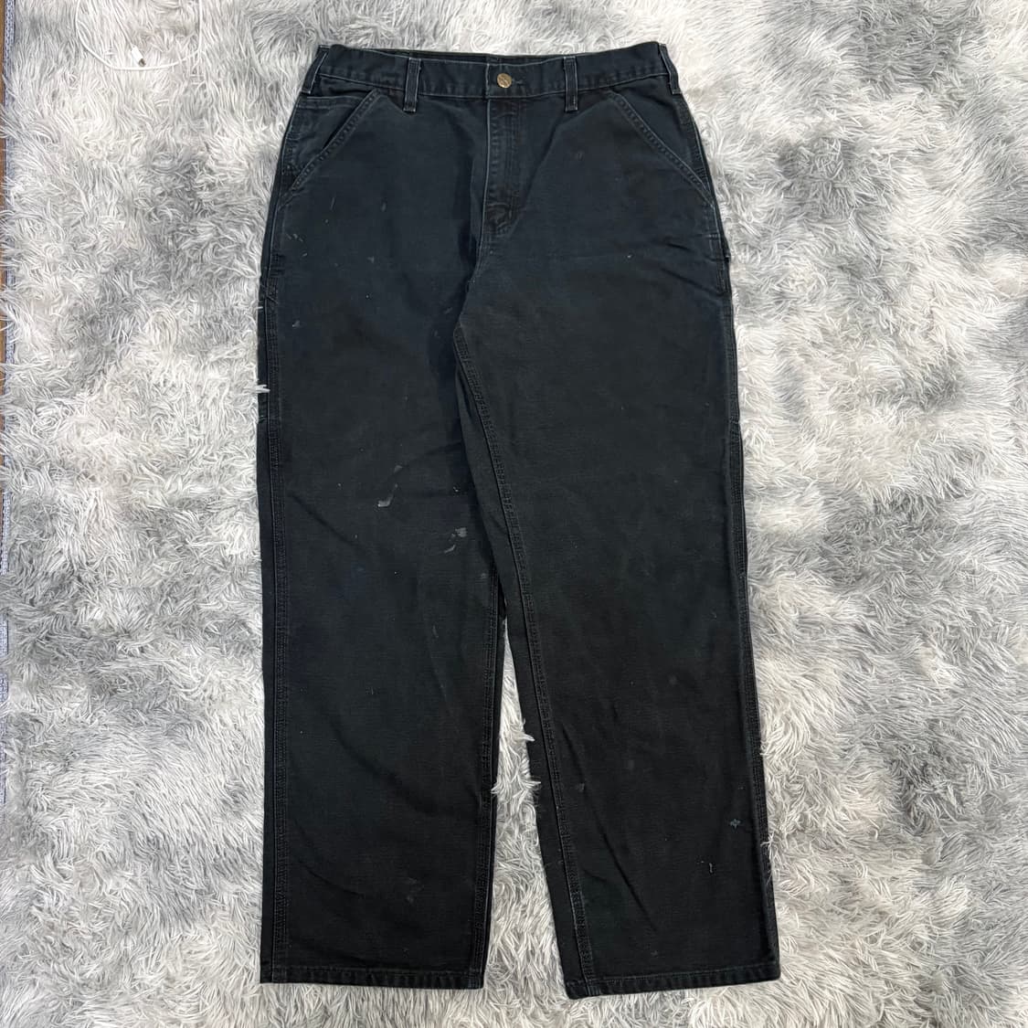 빈티지 칼하트 B11 BLK 싱글니 카펜터 팬츠 상품이미지2