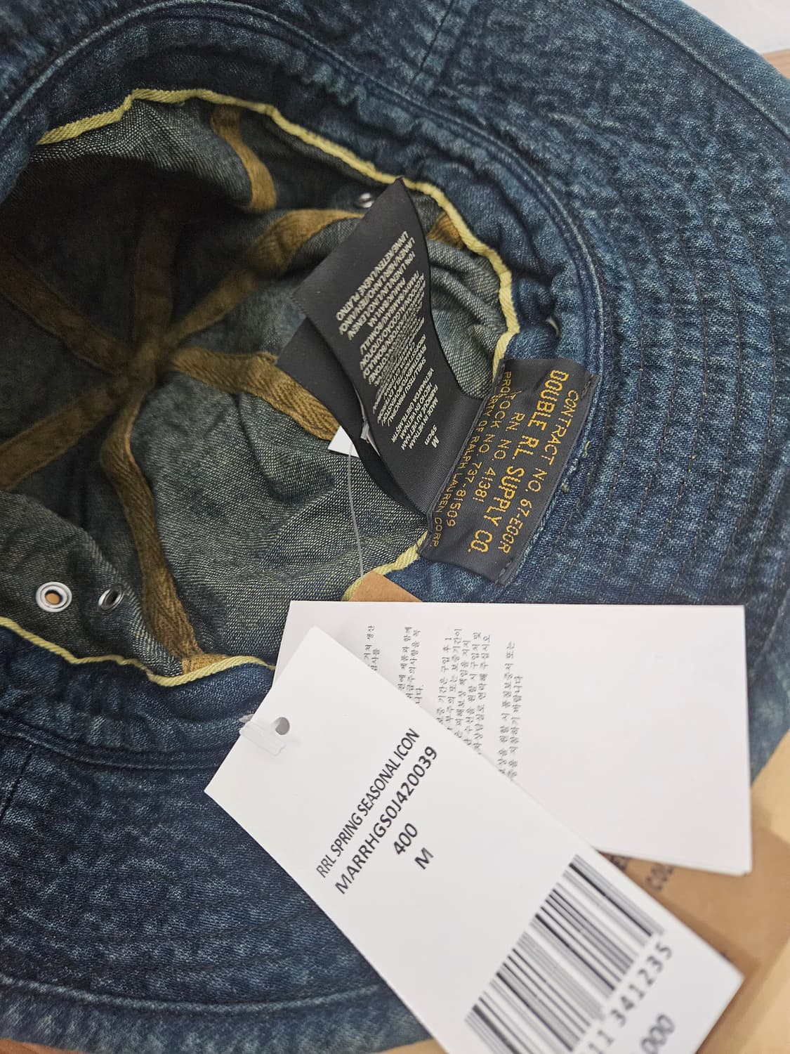 더블알엘 RRL 데님 버킷햇 상품이미지3