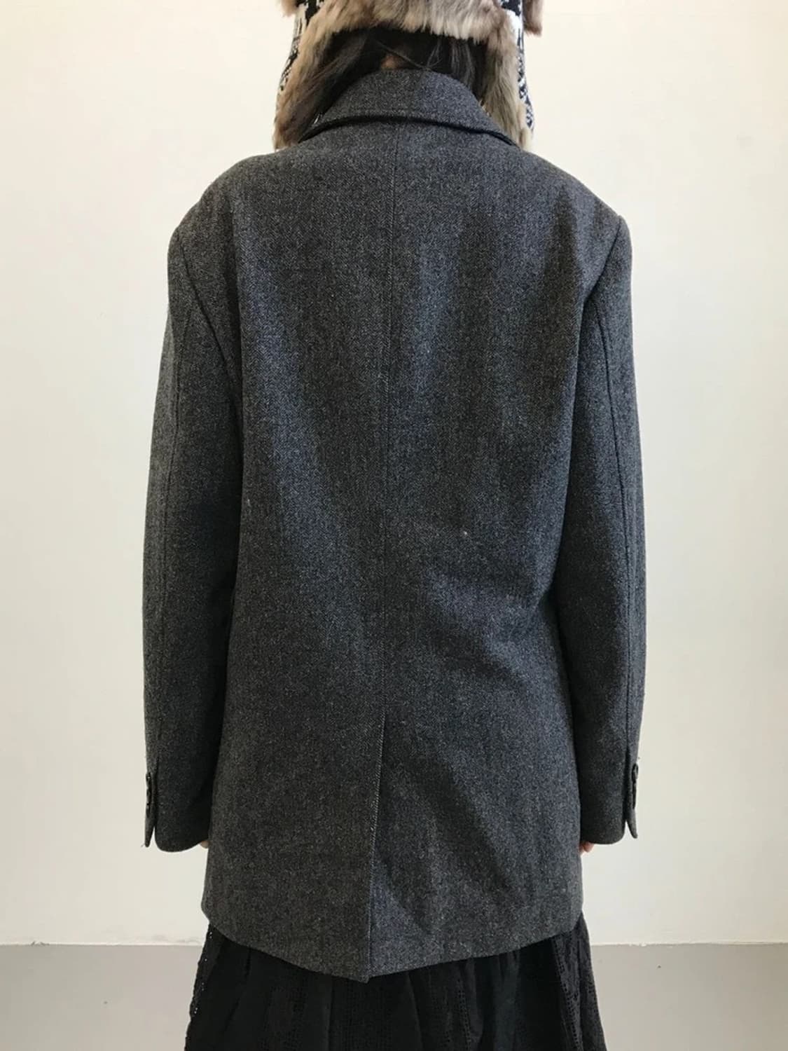 Comme Ca Men Classic Wool Half Coat 상품이미지3