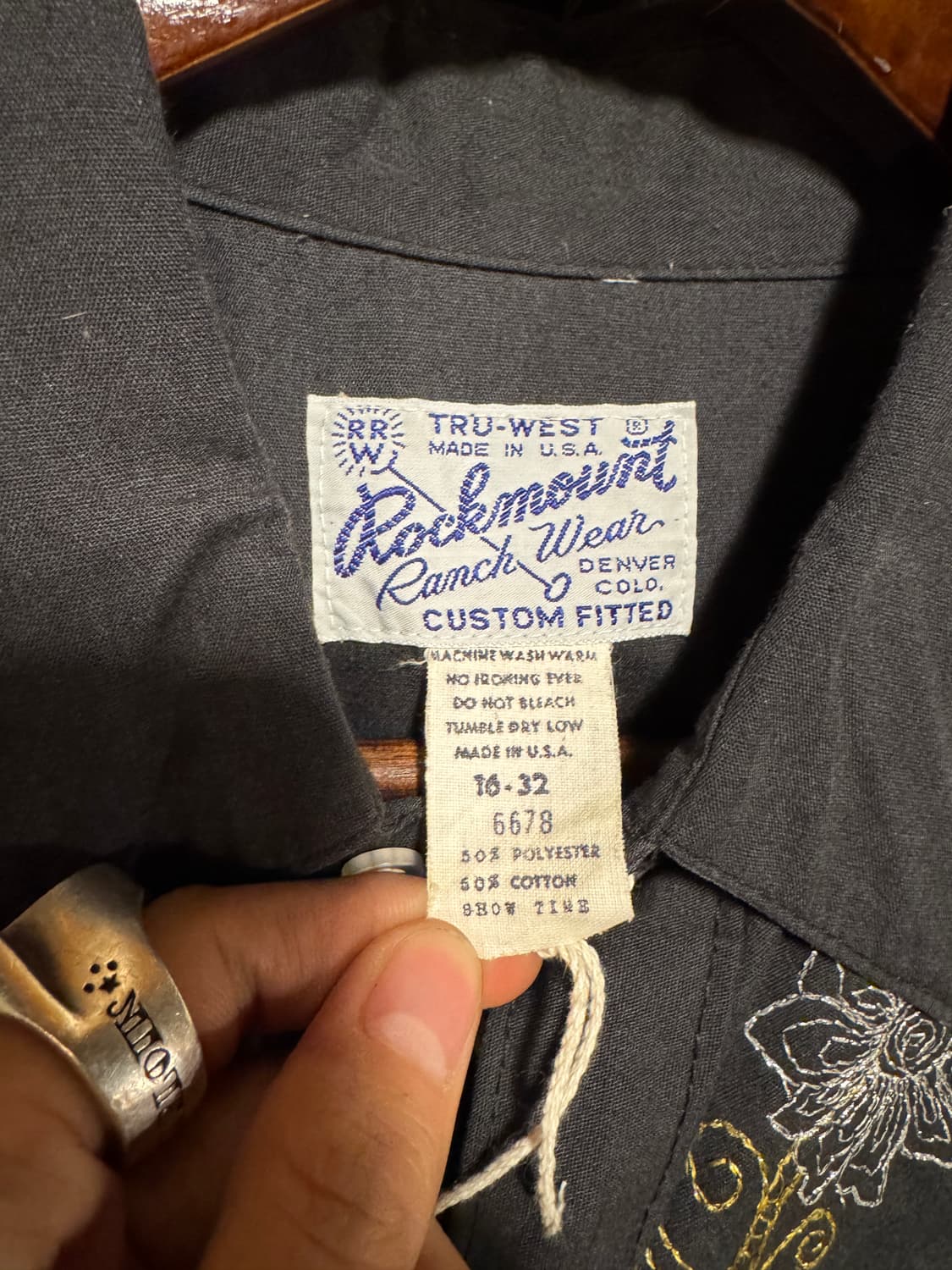 70s 락마운트 웨스턴셔츠 (16) 상품이미지5