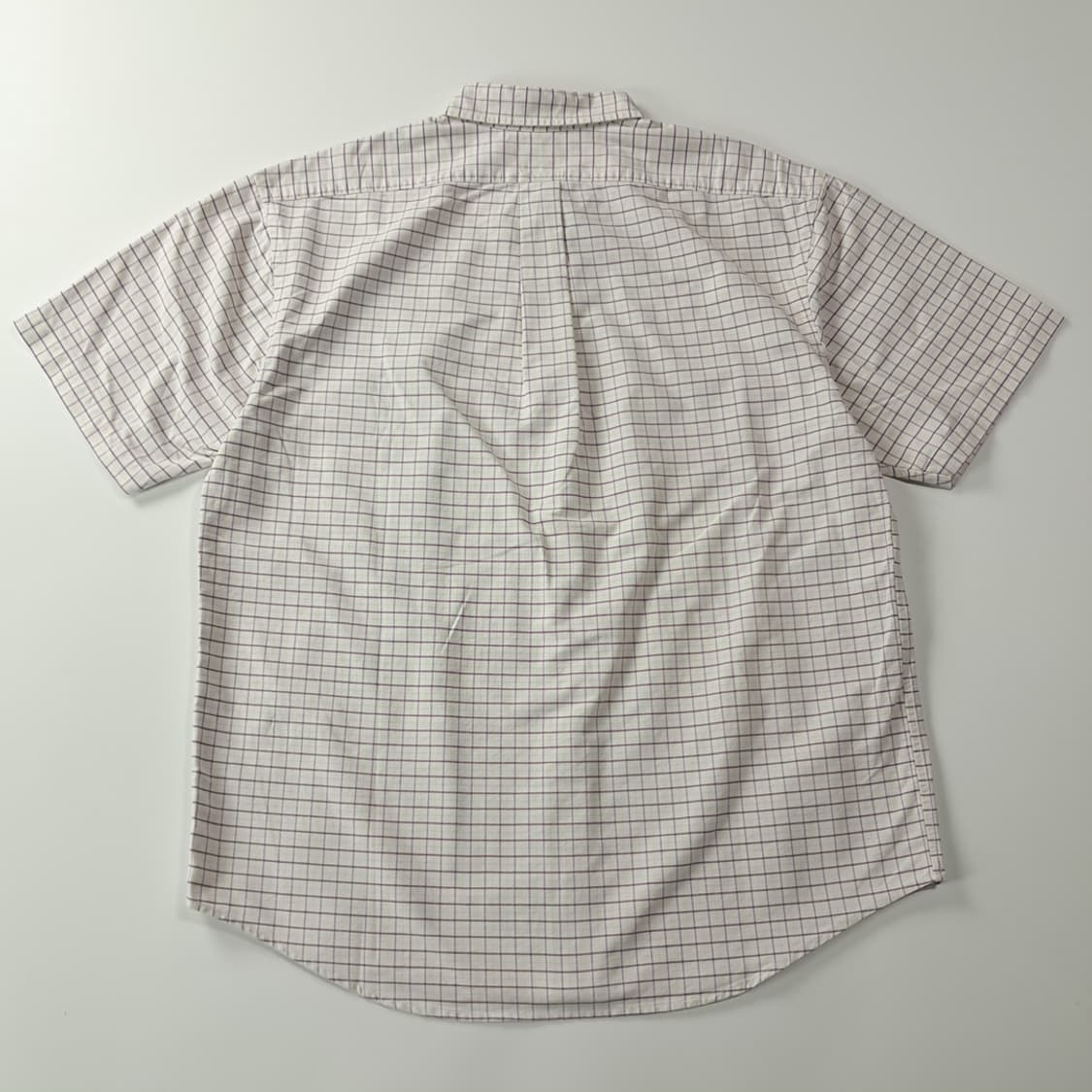 CK166 XL 폴로 90s 홍콩판 빅셔츠 라벤더 스몰체크 셔츠 남방 상품이미지6