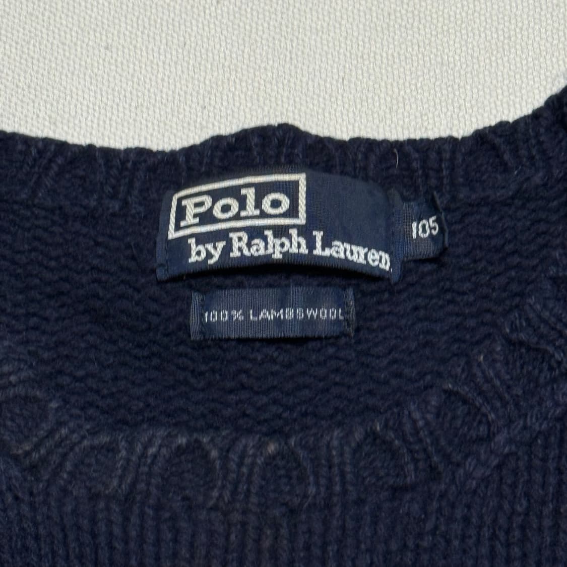 105 폴로랄프로렌 성조기 네이비 램스울 니트 상품이미지4
