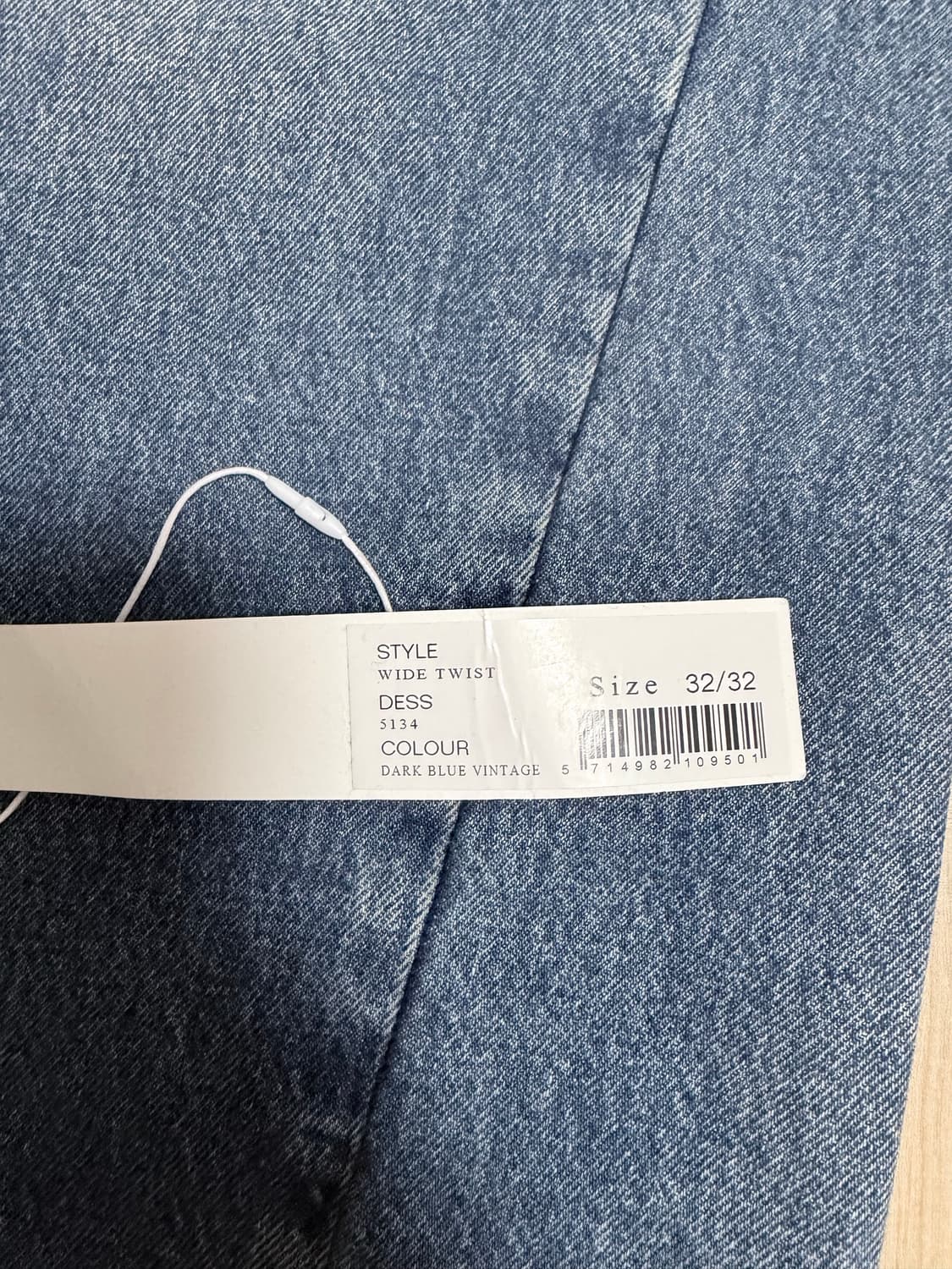 (새상품) 선플라워 25fw 와이드트위스트 32/32 판매 상품이미지5