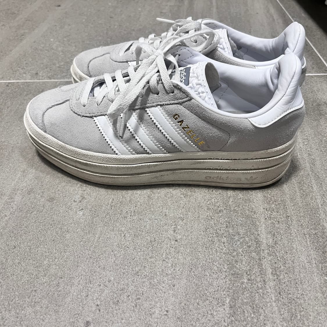 아디다스 가젤 볼드 그레이 230 상품이미지4