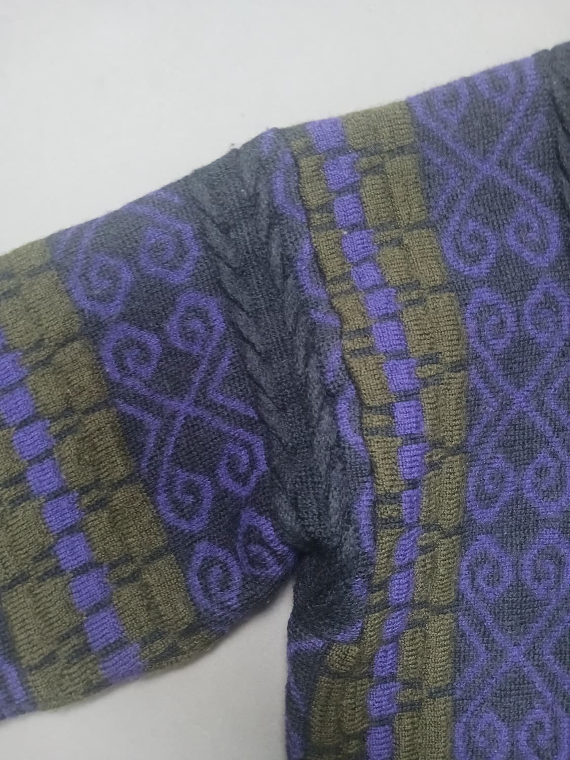 [L] 모딜리아니 이태리 빈티지 패턴 울 니트 상품이미지8