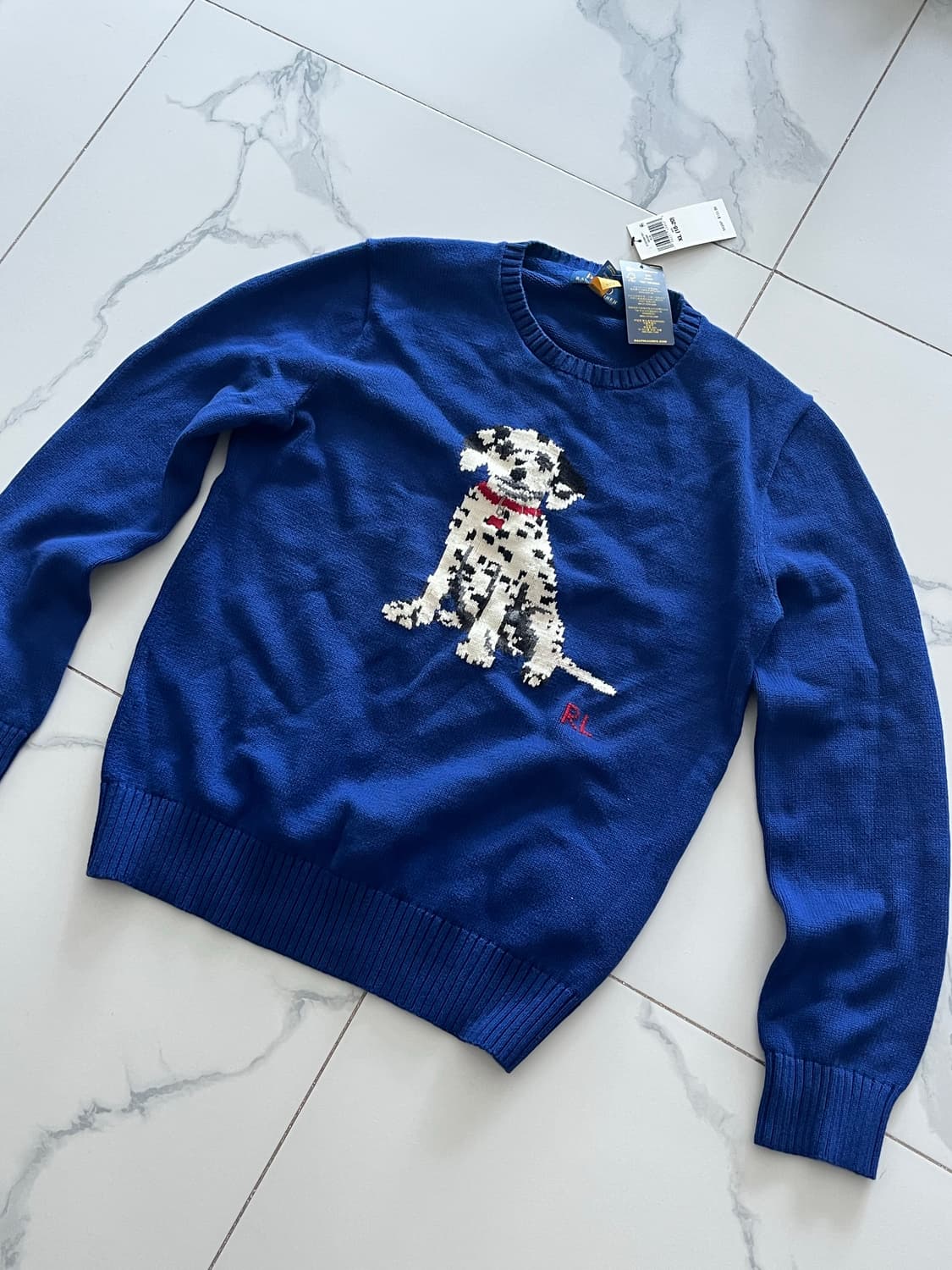 폴로 강아지 니트 상품이미지1