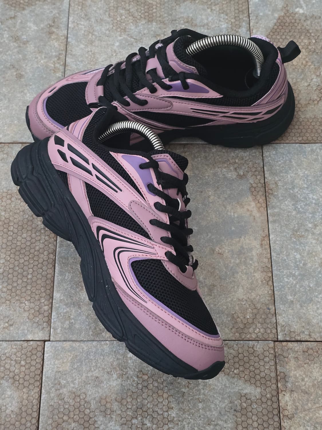 (230)휠라 인터런 핑크 블랙  상품이미지4