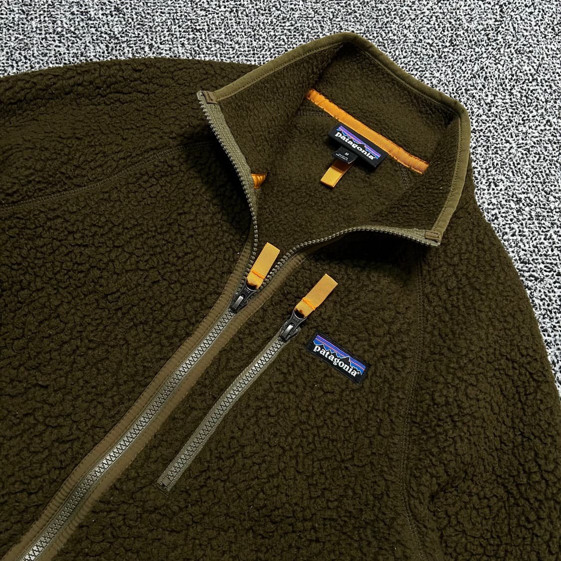 파타고니아(Patagonia) 레트로 파일 플리스 올리브 상품이미지2