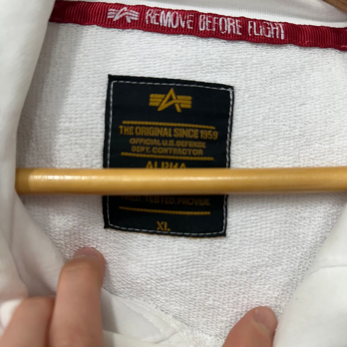 알파인더스트리 NASA 후드티 상품이미지7