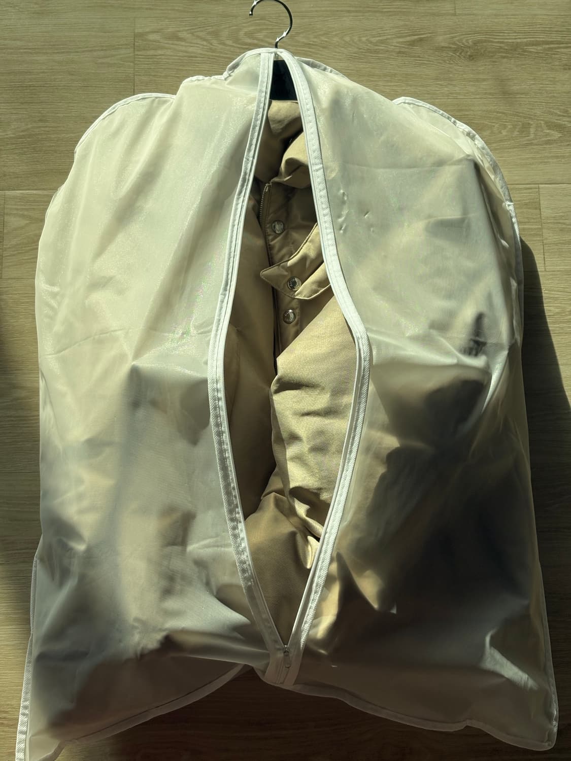 세터 레체 투톤 덕 다운 패딩 베이지 아이보리 m 상품이미지3