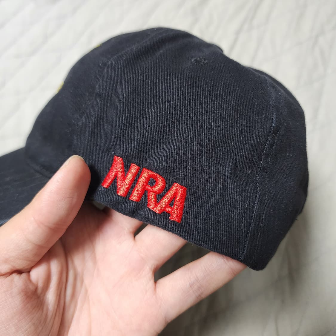 [OS] 빈티지 NRA 골든이글 6패널 볼캡 블랙 상품이미지3