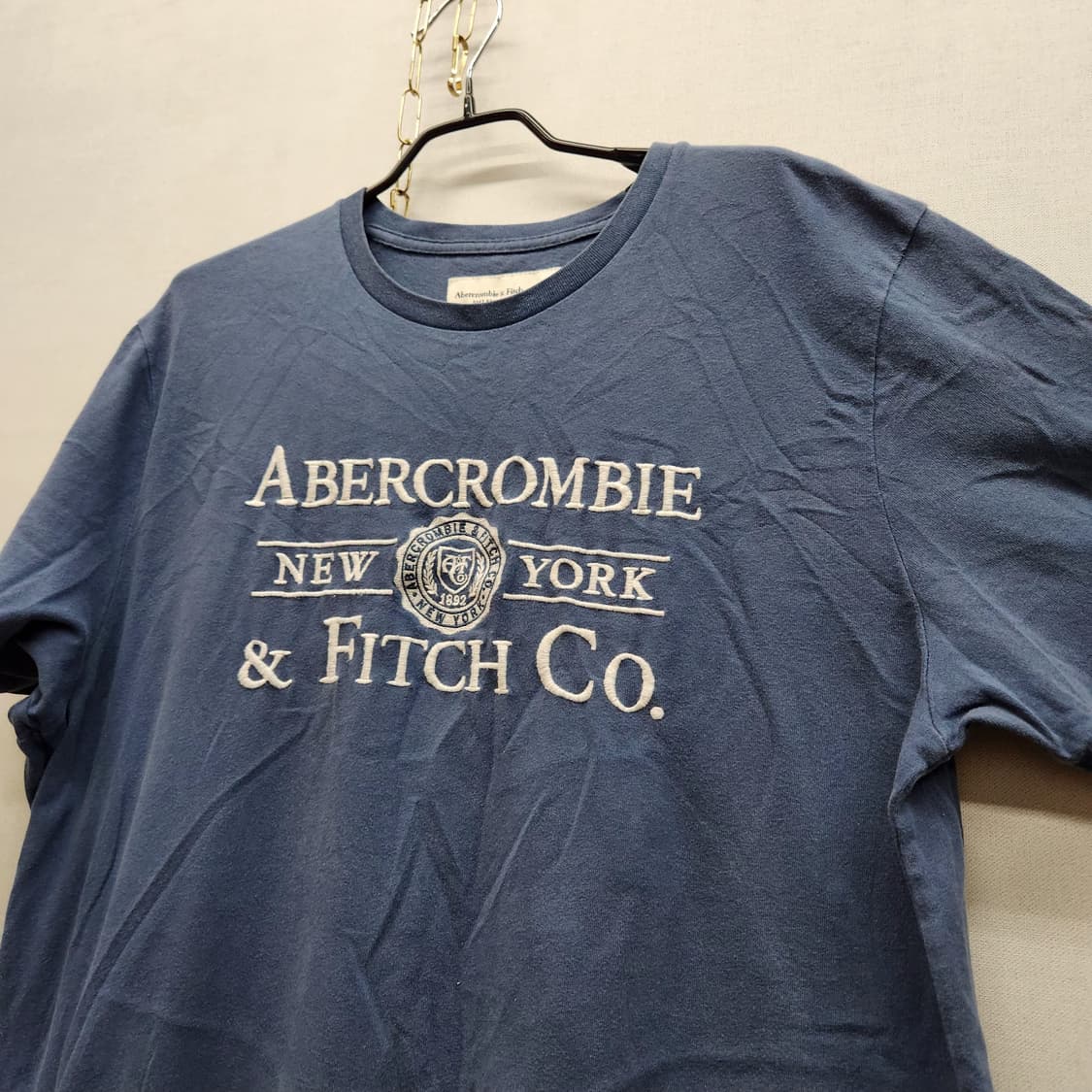 아베크롬비 Y2K 로고자수 반팔티 XL(L~XL) 상품이미지3