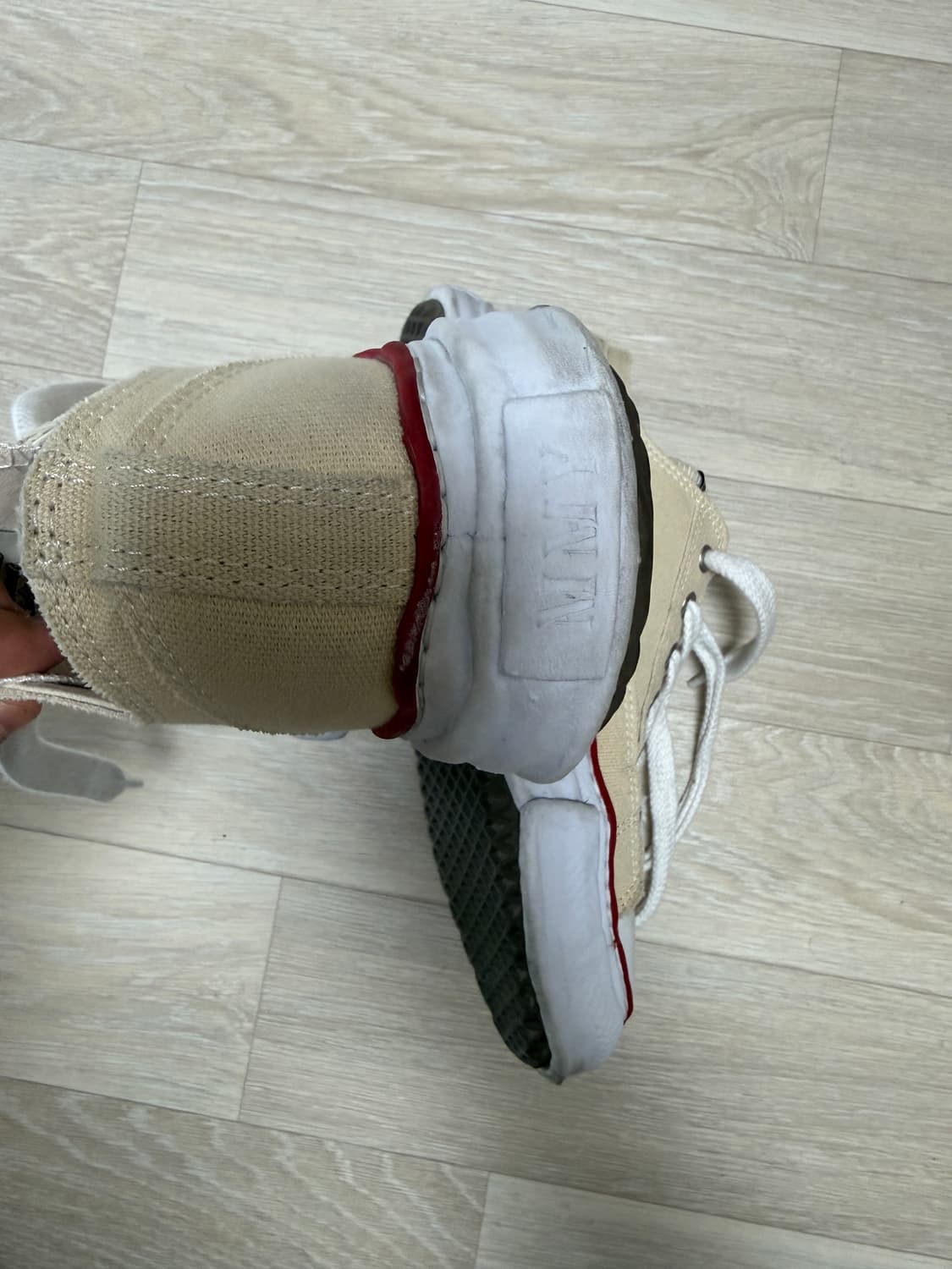 메종 미하라 야스히로 피터슨 OG 솔 캔버스 로우탑 EU44 상품이미지10