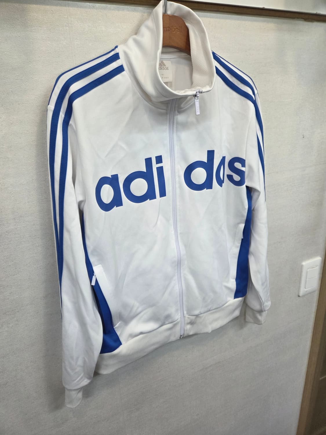 아디다스 올드스쿨 리니어 트랙탑 져지 흰파랑 95 상품이미지5