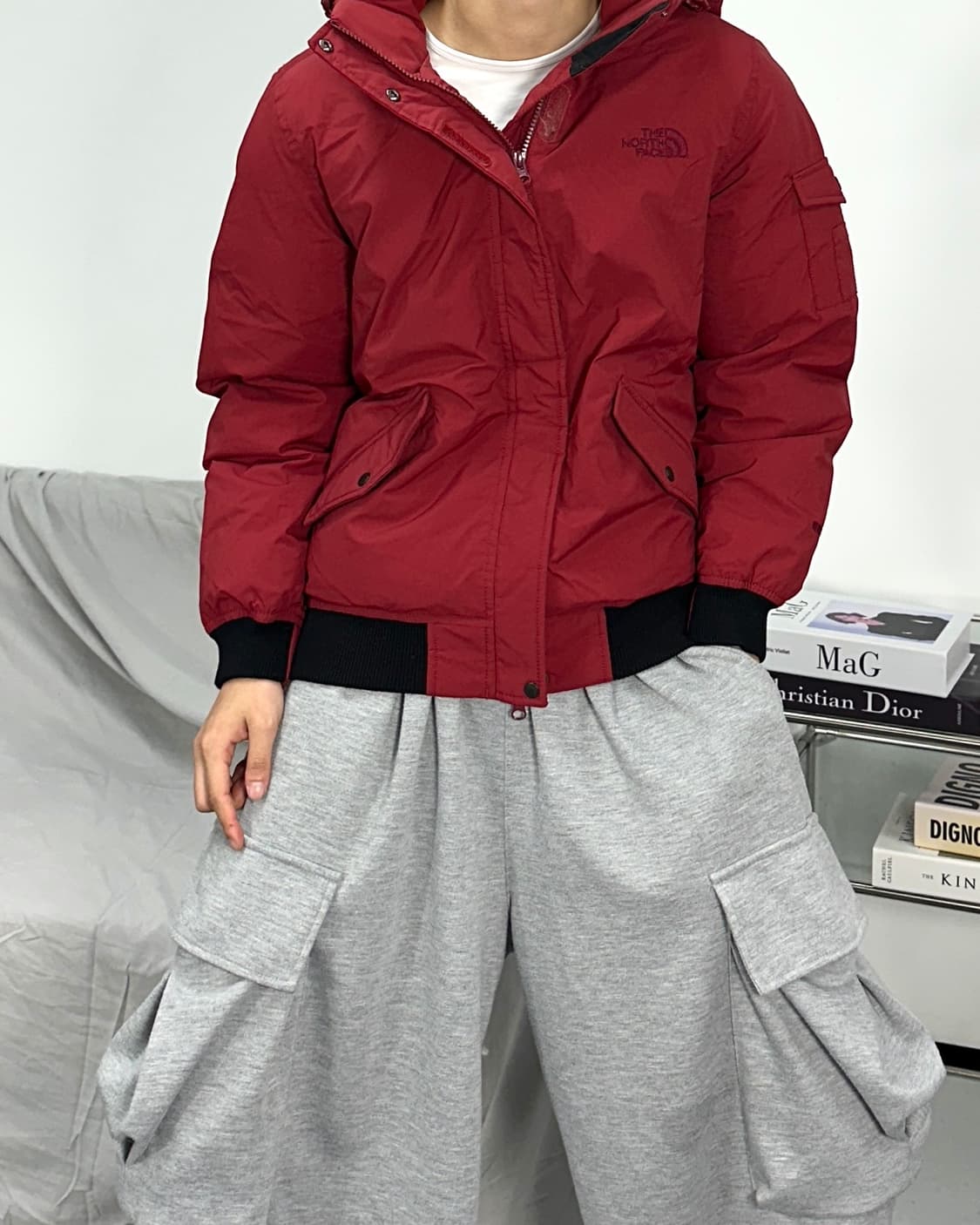 노스페이스 딥레드 패딩 95 상품이미지2