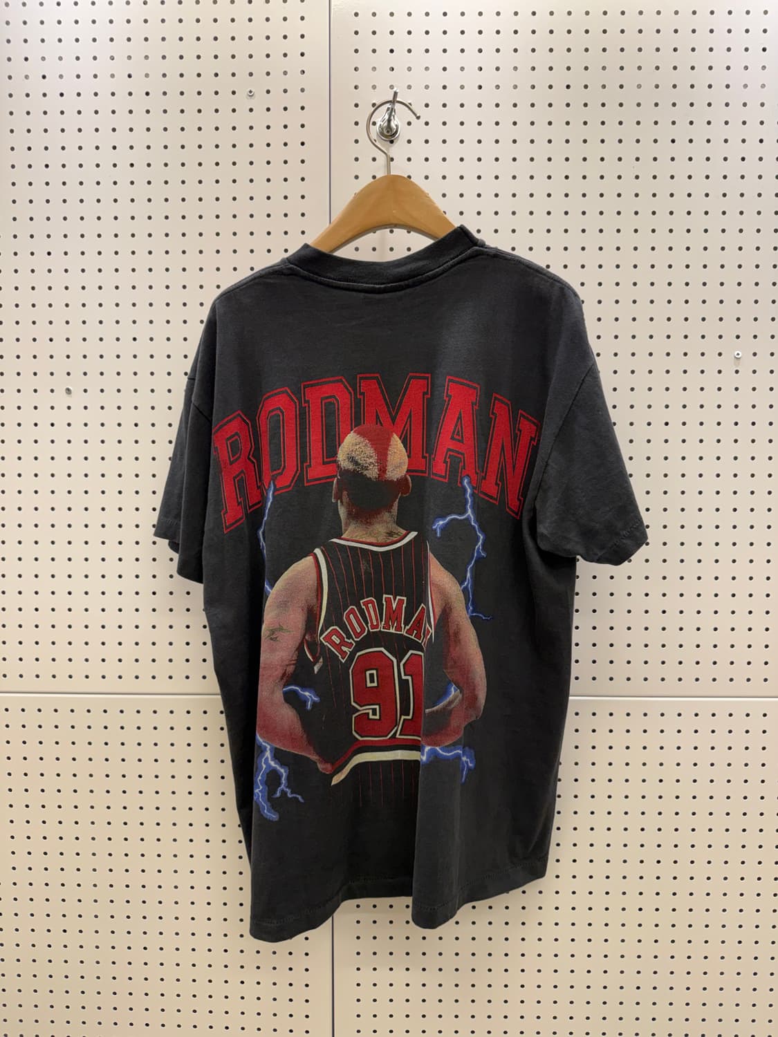 빈티지 데니스 로드맨 프린팅 반팔 티셔츠 U1506 상품이미지3