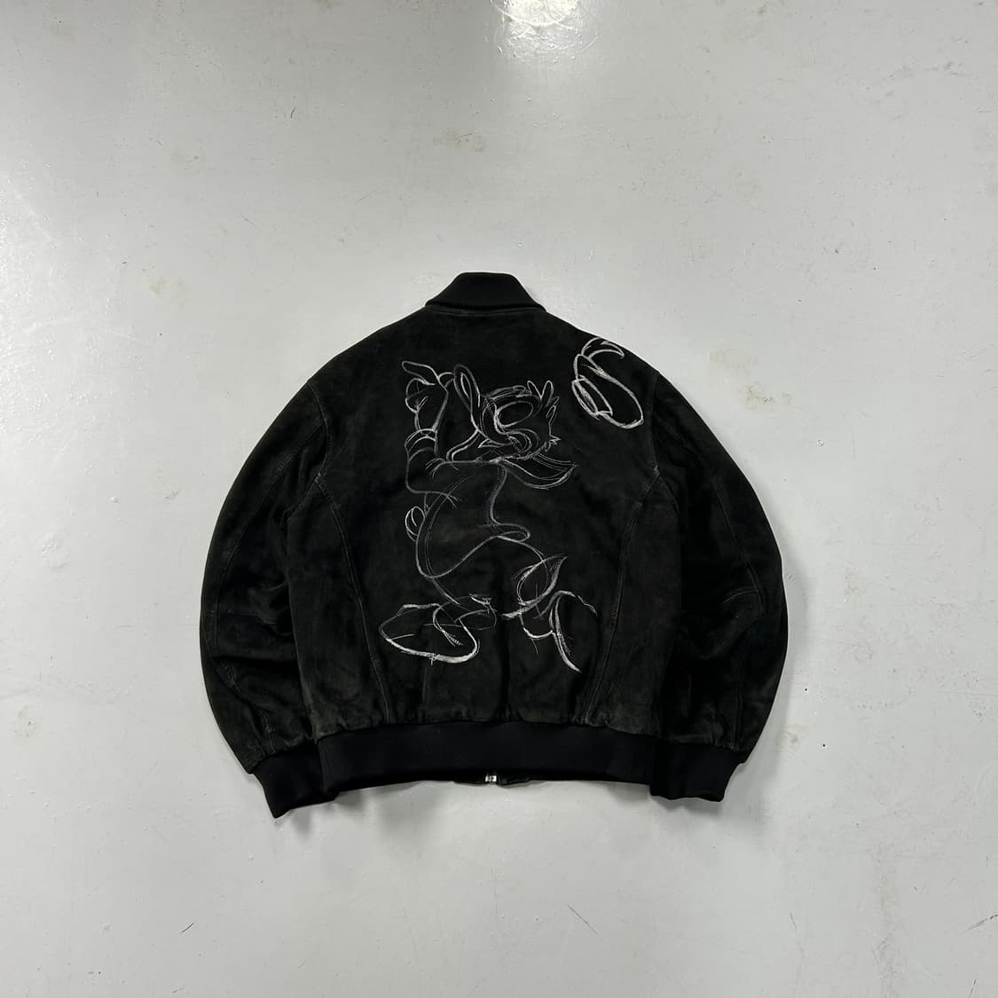 90’s ICEBERG 도널드덕 리얼 스웨이드 자켓  상품이미지5